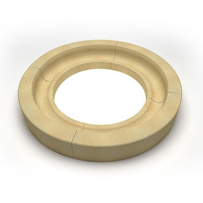 Al2O3 55%-85% उच्च एल्यूमीनियम अग्निरोधक ईंट ग्लास भट्टियों के लिए एल्यूमीनियम अस्तर ईंट